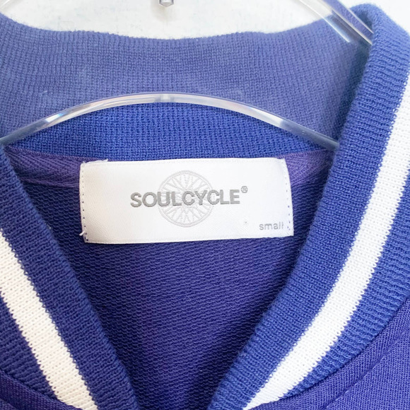 SoulCycle All You Need Is Soul Track Jacket Blue S - Picture 5 of 6